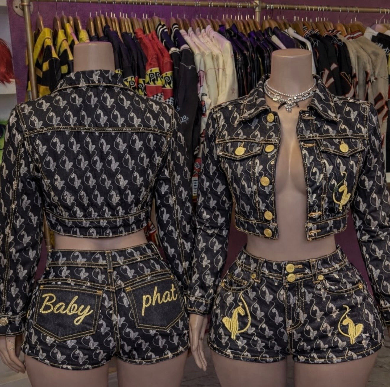 Black Babe Phatt Set