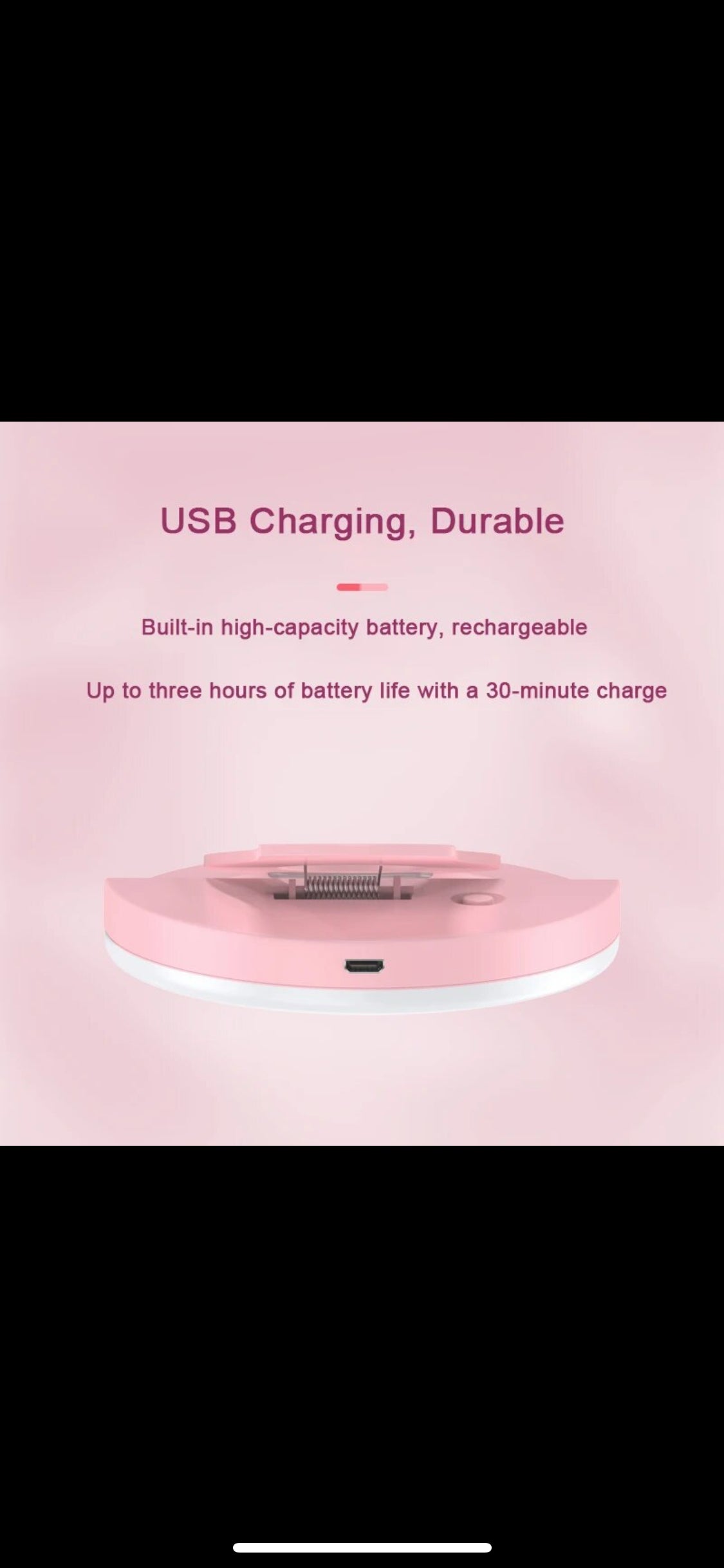 RECHARGEABLE PORTABLE SELFIE RING LIGHT