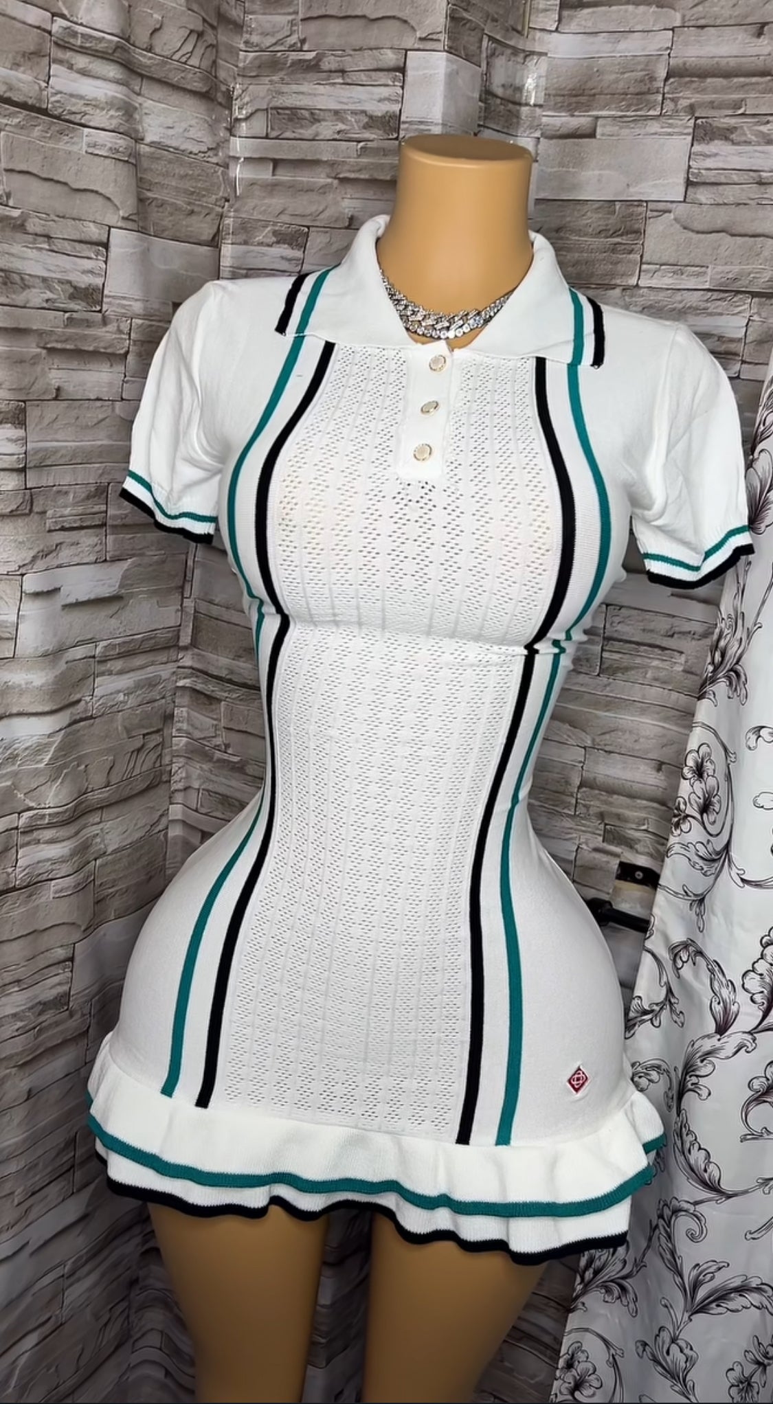 CasaB Knit Dress White