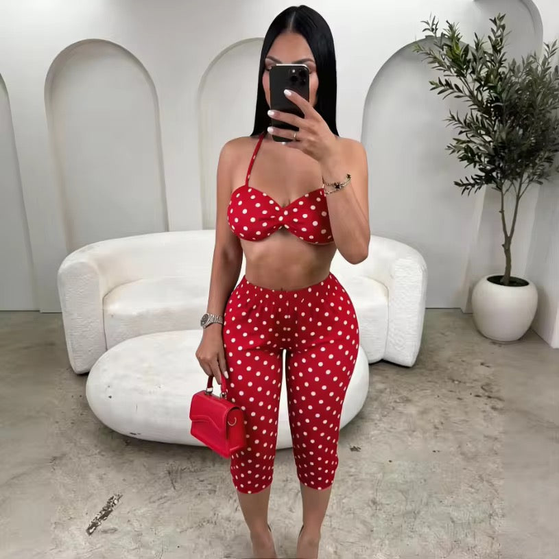 Polka Dottie RED