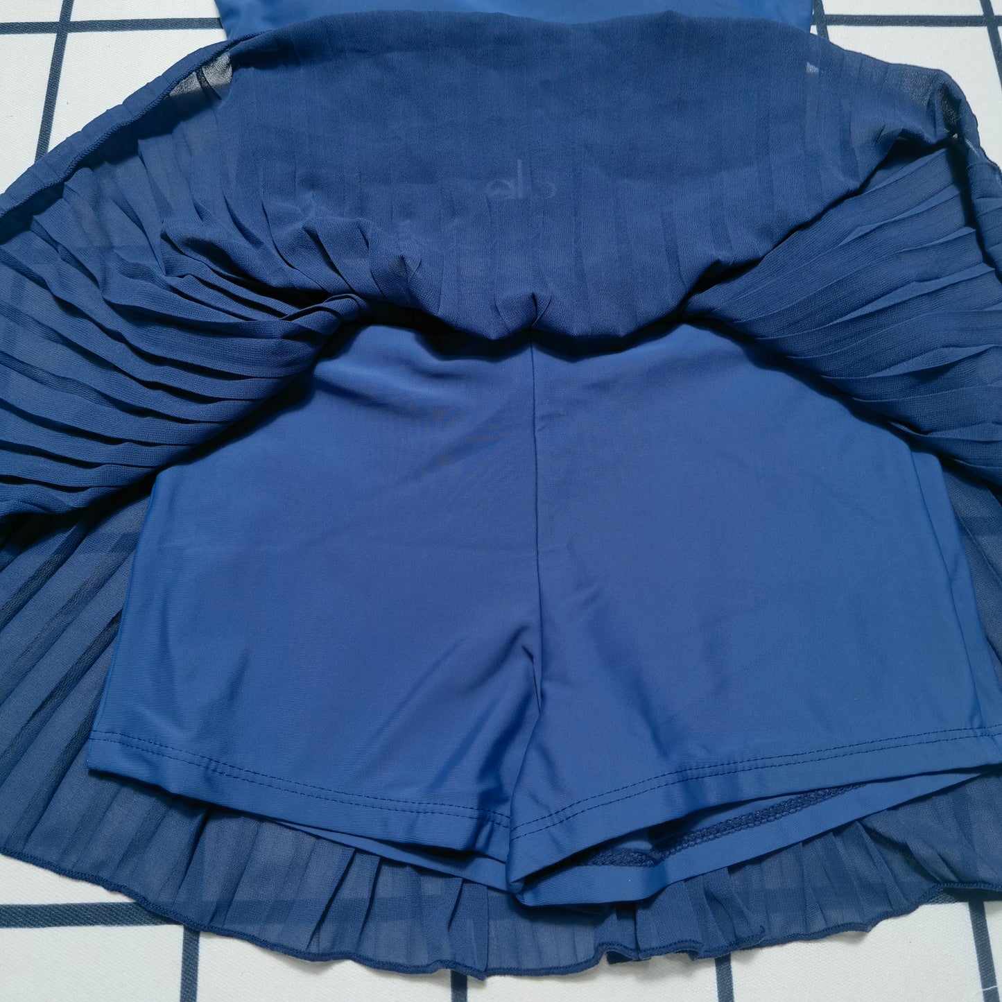 Navy Alo Inspired Skort Set