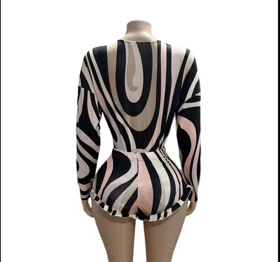 Pucci Swirl 2Pc Short Set