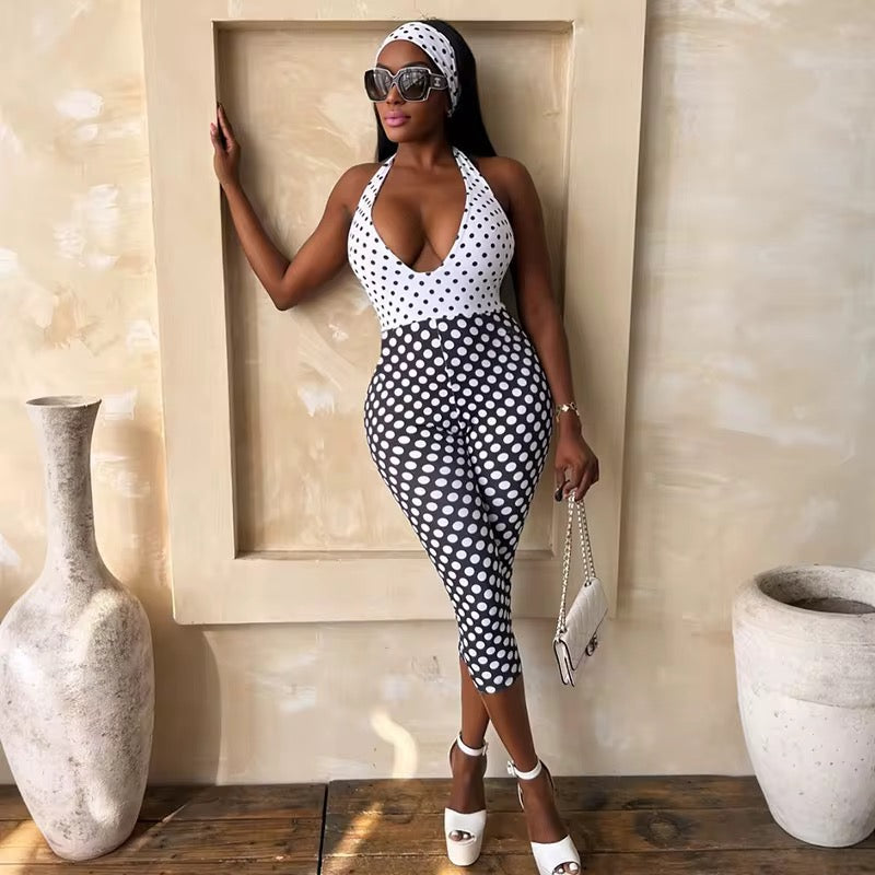 Polka Dottie Hottie Jumpsuit
