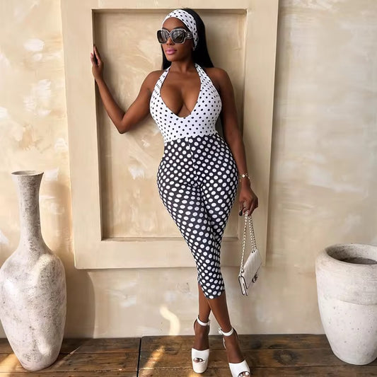 Polka Dottie Hottie Jumpsuit