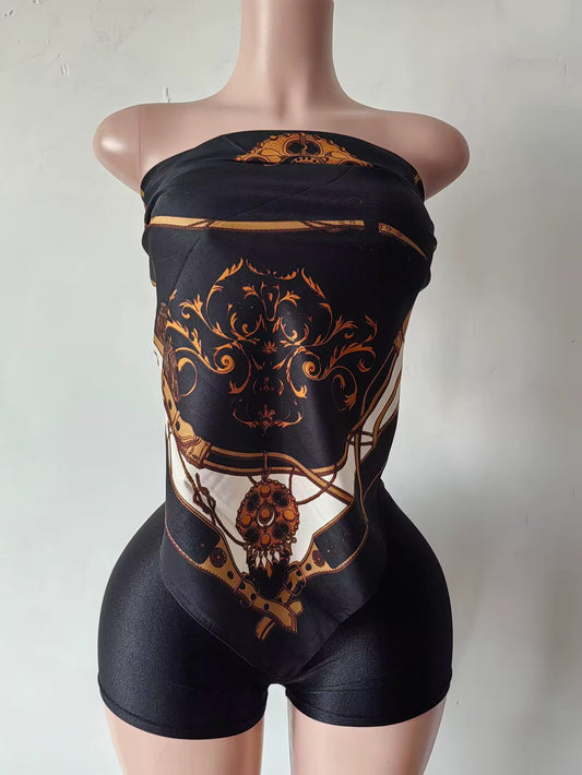 Midnight Silk Scarf Set