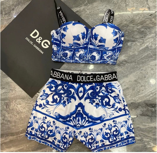 Blue D & G Set