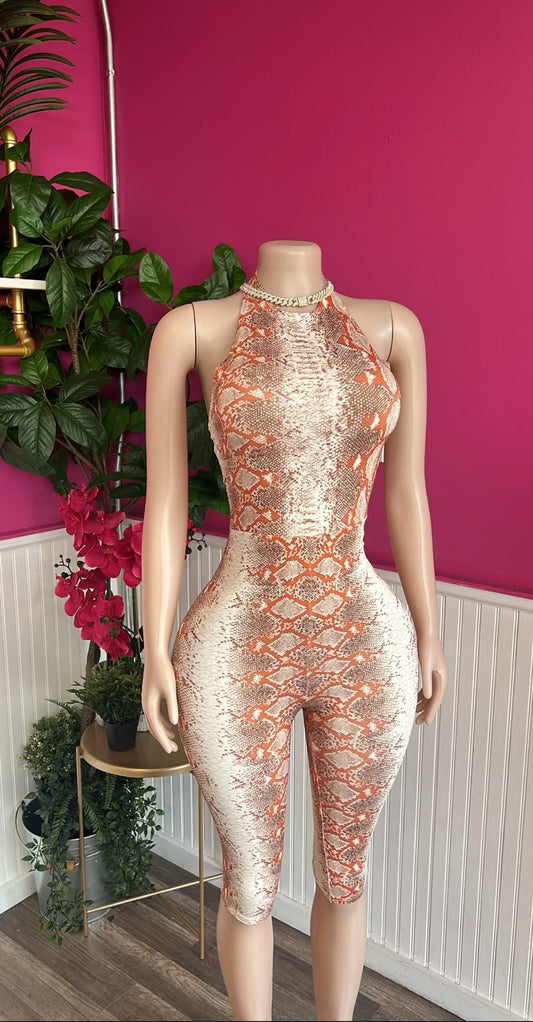 SnakeSkin JumpSuit