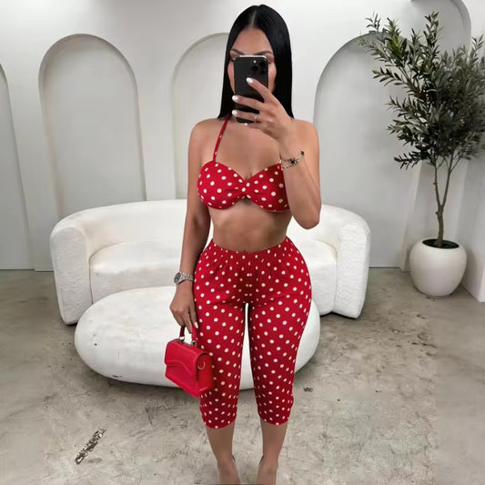 Polka Dottie RED